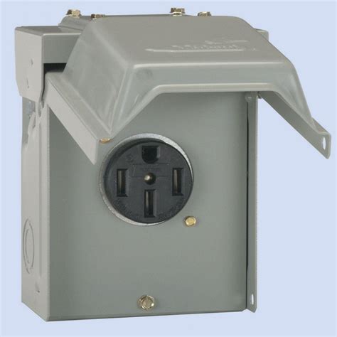 rv electrical box home depot|electrical box for rv hookup.